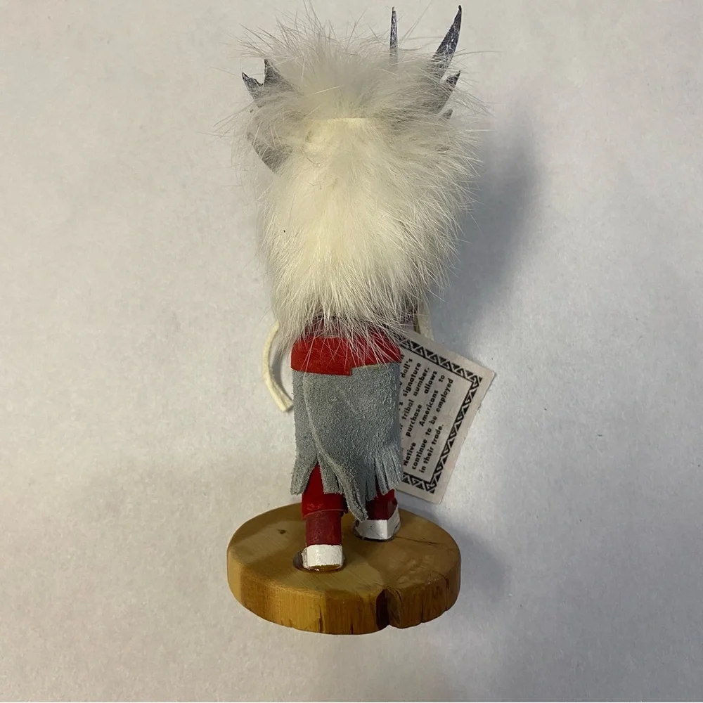 Crow Mother Kachina Handmade Navajo Dine Tribe Signed Marked Art Decor NWT